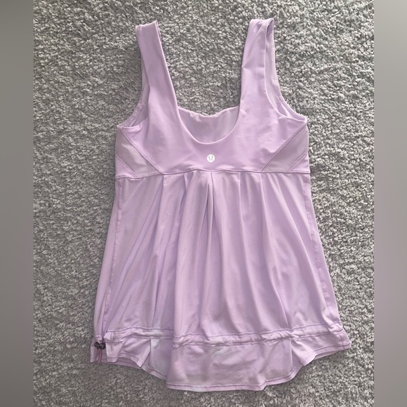 Lululemon Run: Tame Me Rose Quartz Tank Top Activewear Women's Size 6 - Picture 5 of 7